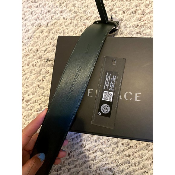 Versace Medusa leather belt